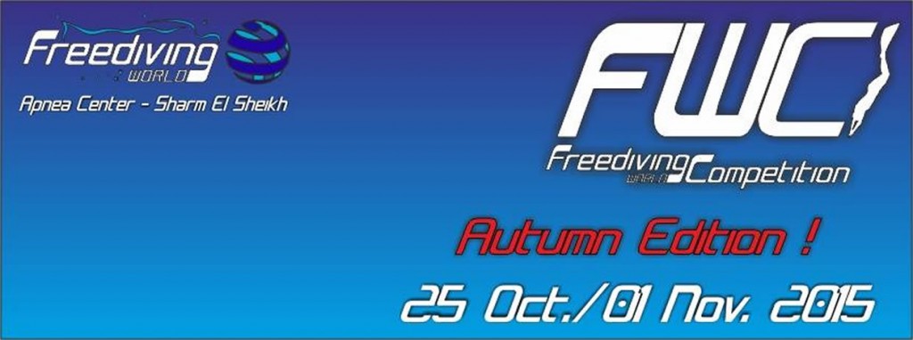 OCT 25 | Freediving World Competition Autumn Edition 2015